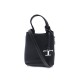 SAC A MAIN TOD'S MICRO BAG BANDOULIERE EN CUIR GRAINE NOIR + POCHON PURSE 1200€