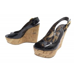 NEUF CHAUSSURES DOLCE & GABBANA LEOPARD 38.5 IT 39.5 FR COMPENSEES PLATFORM 850€