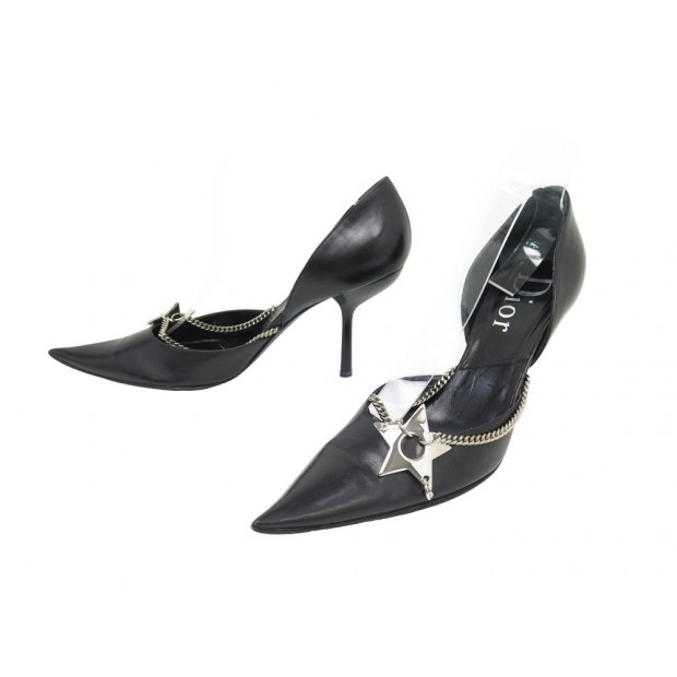 CHAUSSURES CHRISTIAN DIOR GALLIANO HARDCORE ETOILES ESCARPINS 41.5 SHOES 890€