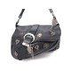 NEUF SAC A MAIN DIOR GAUCHO EDITION LIMITEE EN CUIR NOIR BLACK LEATHER BAG PURSE