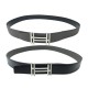 NEUF CEINTURE HERMES BOUCLE H AU CARRE LIEN REVERSIBLE 32MM T100 CUIR BELT 765€