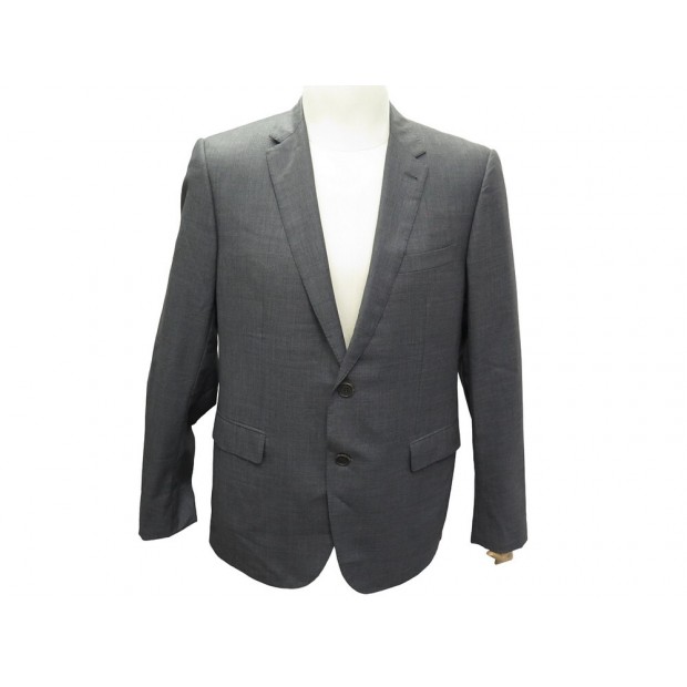 VESTE LOUIS VUITTON BLAZER EN LAINE ANTHRACITE XL 56 GREY WOOL JACKET VEST 2500€