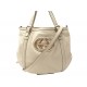 SAC A MAIN GUCCI BRITT HOBO 162886 EN CUIR ECRU GRAINE BANDOULIERE HANDBAG 2300€