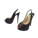 CHAUSSURES CHRISTIAN LOUBOUTIN ESCARPINS LADY PEEP GLITTER 39.5 PUMPS SHOES 900€