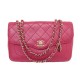 SAC A MAIN CHANEL TIMELESS SIMPLE RABAT EN CUIR ROSE BANDOULIERE HAND BAG 7500€