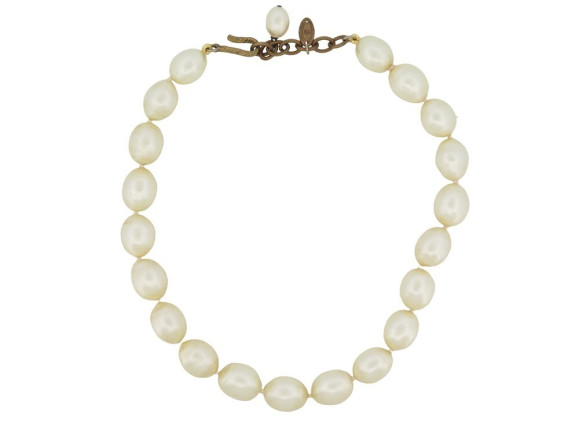 collier chanel chocker en perles circa 1990