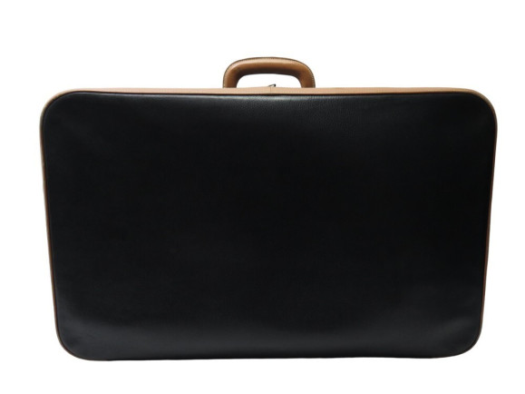  valise hermes mercure en cuir togo noir