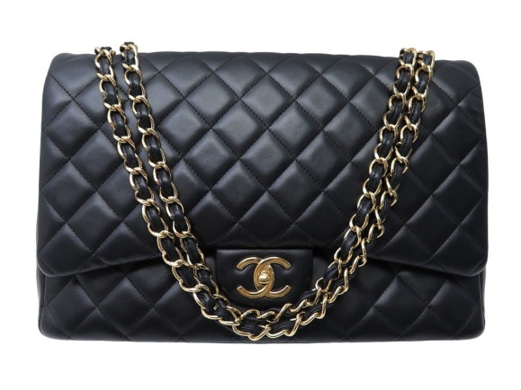 sac a main chanel maxi classique timeless jumbo cuir