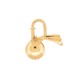 RARE CADENAS HERMES DANS LES ETOILES 1999 CHARM PENDENTIF PORTE CLES PADLOCK