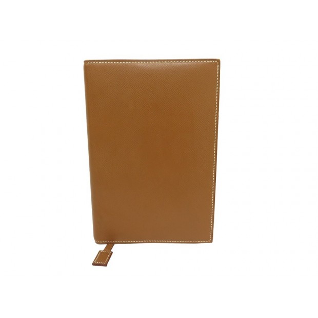 VINTAGE COUVERTURE HERMES REPERTOIRE AGENDA PORTE CARTES EPSOM GOLD DIARY HOLDER