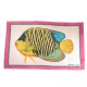 DRAP DE PLAGE HERMES POISSONS SERVIETTE DE BAIN COTON COTTON BEACH TOWEL 600€