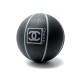 BALLON DE BASKET CHANEL COLLECTOR DE 2004 EN CAOUTCHOUC NOIR BLACK SPORT BALL