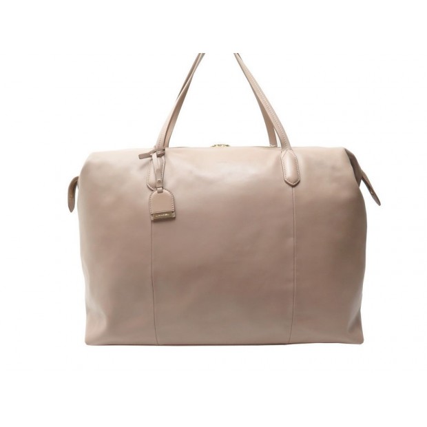 NEUF SAC DE VOYAGE A MAIN LES RENDEZ VOUS DE LANCEL A06339 EN CUIR BEIGE 900€