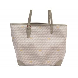 SAC A MAIN FAURE LE PAGE DAILY BATTLE 35 TOILE ECAILLE SABLE TOTE HAND BAG 1350€
