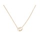 NEUF COLLIER CARTIER LOVE CRB7212400 43CM OR JAUNE 18K ECRIN GOLD NECKLACE 2740€