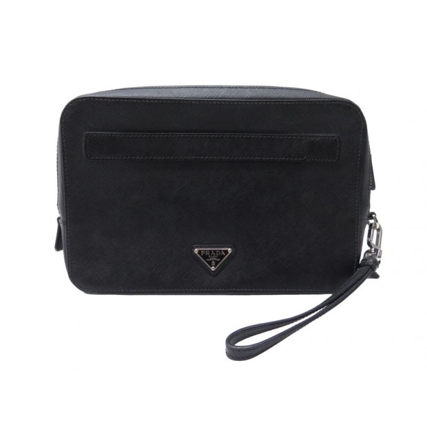 SAC A MAIN PRADA POCHETTE CUIR SAFFIANO 2VF052 CLUTCH POUCH LEATHER BAG 1700€