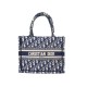 NEUF SAC A MAIN CHRISTIAN DIOR BOOK TOTE TOILE OBLIQUE BLEU SMALL HAND BAG 2600€