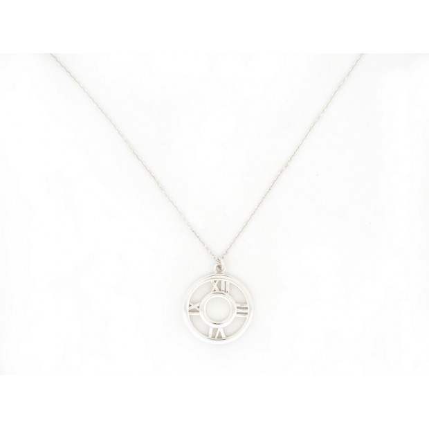 COLLIER TIFFANY & CO PENDENTIF ATLAS 38 ARGENT MASSIF 925 4GR NECKLACE 280€