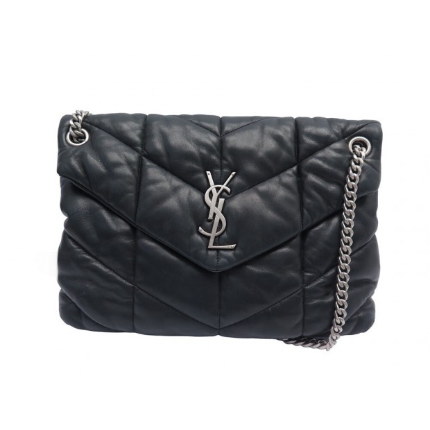 SAC A MAIN SAINT LAURENT LOULOU PUFFER CUIR 577475 BANDOULIERE HANDBAG 2900€