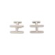 BOUTONS DE MANCHETTES HERMES EVER CHAINE D'ANCRE EN ARGENT 925 CUFFLINKS 520€