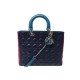 SAC A MAIN CHRISTIAN DIOR LADY LARGE CUIR CANNAGE BANDOULIERE HAND BAG 6200€