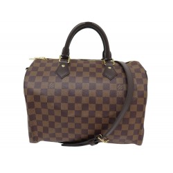 NEUF SAC A MAIN LOUIS VUITTON SPEEDY 30 N41367 EN DAMIER EBENE BANDOULIERE 1600€