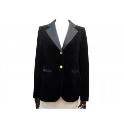 NEUF VESTE LOUIS VUITTON BLAZERS T38 M EN VELOURS NOIR NEW COTTON JACKET 3600€