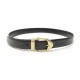 CEINTURE LOUIS VUITTON T85 EN CUIR EPI NOIR BOUCLE METAL DOREE + BOITE BELT 475€