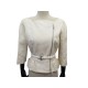 NEUF VESTE CHRISTIAN DIOR 2E25243C5500 S 36 CEINTURE CUIR DE PYTHON BELT JACKET