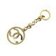 VINTAGE PORTE CLES CHANEL LOGO CC 1987 CASTELLANE BIJOU DE SAC CHAINE KEY HOLDER