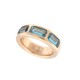 BAGUE POMELLATO ICONICA PAC3020 TOPAZE 52 OR ROSE 18K 8.7 GR GOLDEN RING 3400€