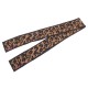 FOULARD LOUIS VUITTON BANDEAU SPROUSE LEOPARD 401910 EN SOIE SILK SCARF 210€