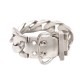 BRACELET HERMES BOUCLE SELLIER TGM 19-21 CM ARGENT MASSIF 925 229.8G STRAP 3850€