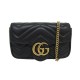 SAC A MAIN GUCCI SUPER MINI GG MARMONT 476433 EN CUIR BANDOULIERE HAND BAG 1100€