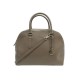 SAC A MAIN FURLA ELENA BOWLING EN CUIR TAUPE BANDOULIERE HAND BAG PURSE 495€