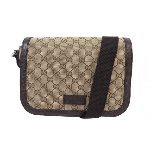 NEUF SACOCHE GUCCI 449172 MESSENGER BAG TOILE GG SUPREME BANDOULIERE BAG 1400€