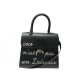 NEUF SAC A MAIN DELVAUX L'HUMOUR MM CUIR BOX NOIR BANDOULIERE NEW HAND BAG 8900€