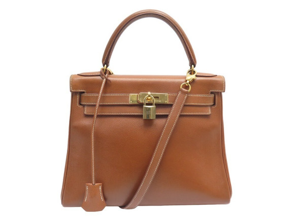 sac a main hermes kelly 28 retourne 1994 cuir