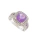 BAGUE MATY 0871311 55 OR BLANC 18K AMETHYSTE ET DIAMANTS 0.23CT 4.7GR RING 1900€