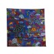 NEUF FOULARD HERMES UNDER THE WAVES ALICE SHIRLEY CARRE 90 SOIE NEW SILK SCARF