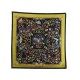 FOULARD HERMES PIERRES D'ORIENT ET D'OCCIDENT ZOE PAUWELS SOIE JAUNE SCARF 495€