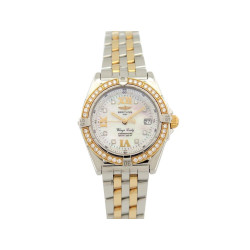  montre breitling d67350 wings lady d67350 31mm or