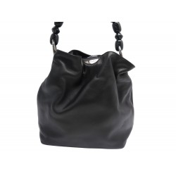 VINTAGE SAC A MAIN CHRISTIAN DIOR MALICE PERLA PM CUIR NOIR PURSE HANDBAG 900€