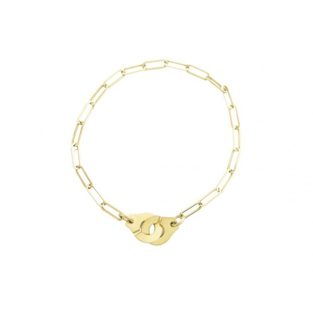 BRACELET DINH VAN MENOTTES R10 368101 17 CM OR JAUNE 18K GOLD STRAP BANGLE 1450€