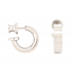 NEUF BOUCLES D'OREILLES HERMES O KELLY CLOU DE SELLE PALLADIE BOITE EARRING 680€