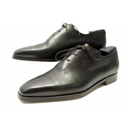 CHAUSSURES BERLUTI ALESSANDRO ONE CUT DEMESURE 7.5 41.5 CUIR NOIR SHOES 2225€