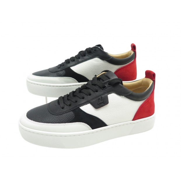 NEUF CHAUSSURES CHRISTIAN LOUBOUTIN BASKET HAPPYRUI 1220659 41.5 SNEAKERS 850€