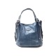 SAC A MAIN TOD'S CABAS EN CUIR BLEU BLUE LEATHER HAND BAG TOTE PURSE 1000€