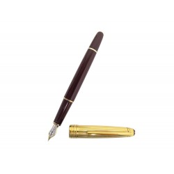 STYLO PLUME MONTBLANC MEISTERSTUCK SOLITAIRE DOUE VERMEIL RESINE FOUNTAIN PEN