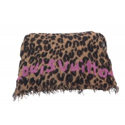 FOULARD LOUIS VUITTON ETOLE CHALE STEPHEN SPROUSE LEOPARD M72215 SCARF 790€